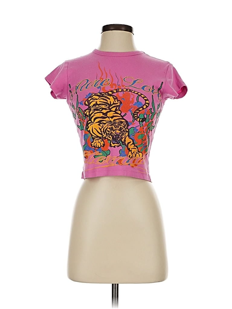 Pre-owned Urban Outfitters Short Sleeve T-shirt In Pink