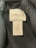 Chico's 100% Polyester Solid Black Casual Dress Size Med (1) - photo 7