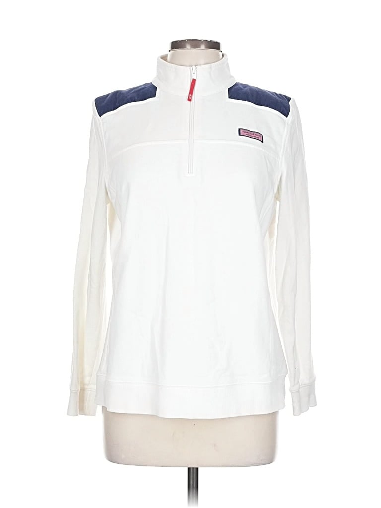 Pre-owned Vineyard Vines Sweatshirt In White