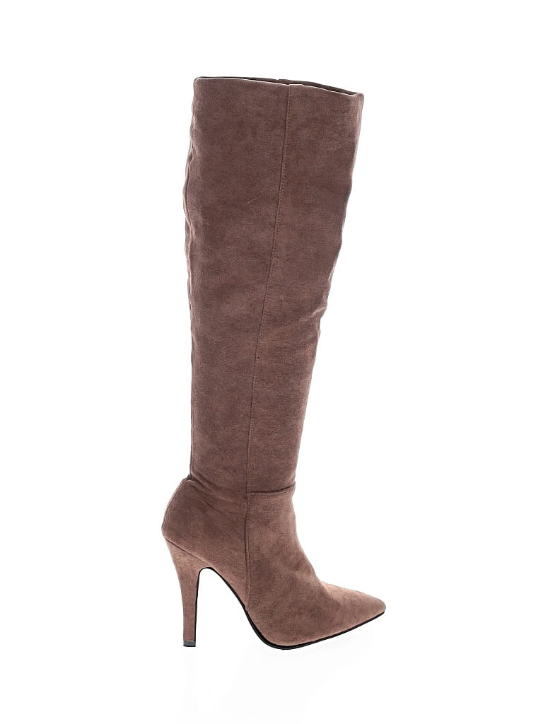 Pre-owned Shein Boots In Brown