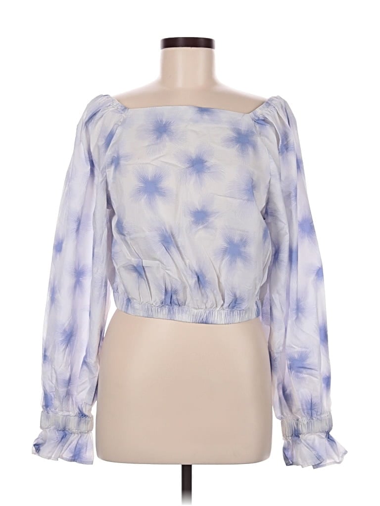 Pre-owned Levi's Long Sleeve Blouse In Blue