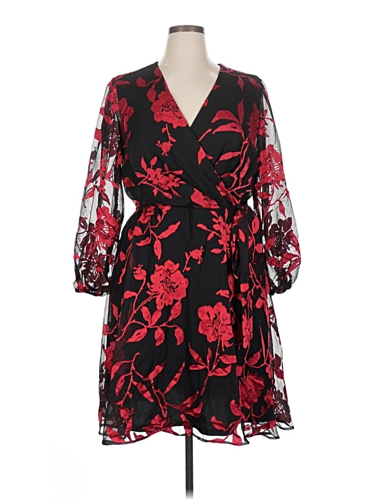 Lane Bryant Cocktail Dress In Red