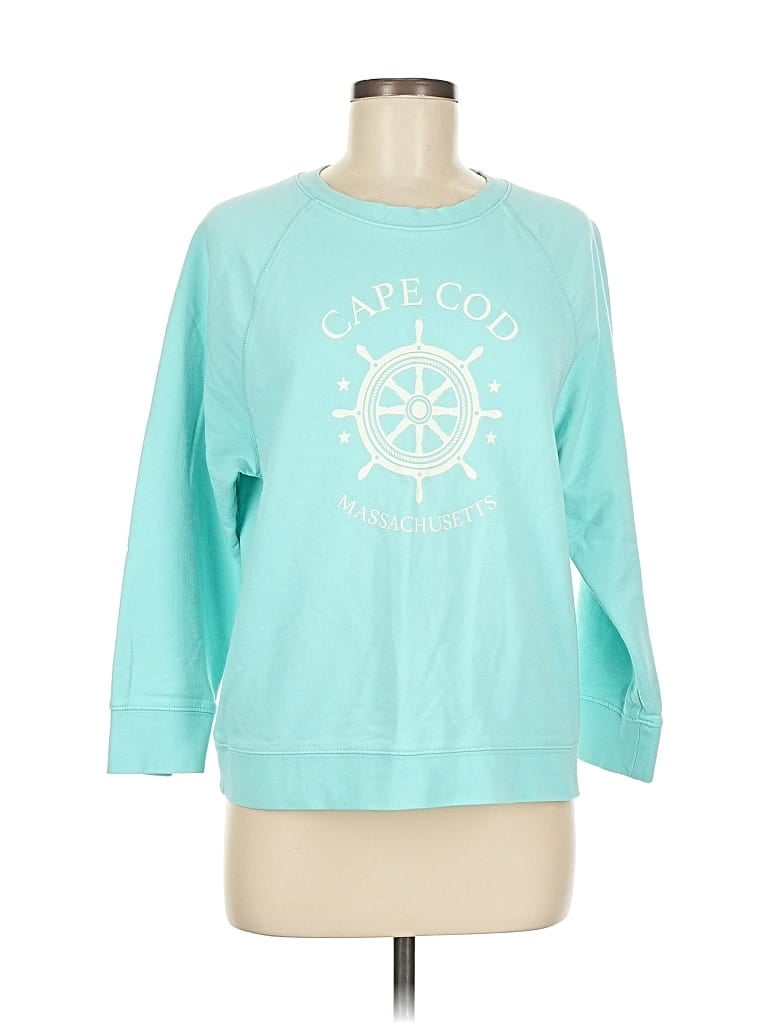 Pre-owned J.crew Factory Store Sweatshirt In Blue