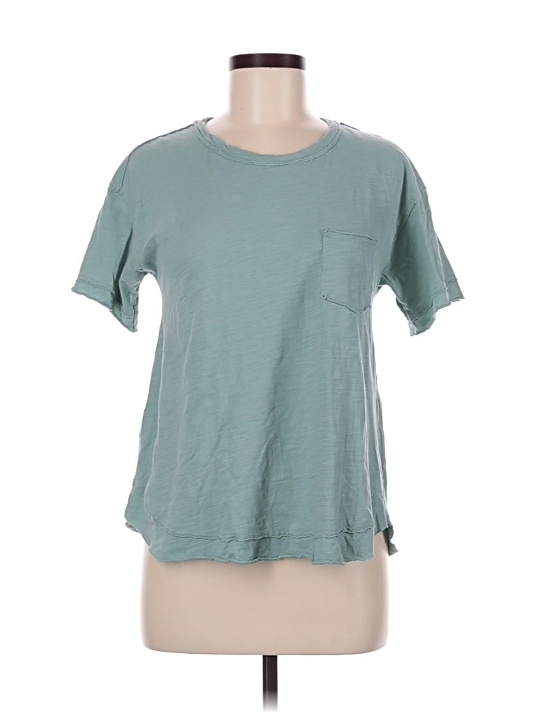 Pre-owned New In Short Sleeve T-shirt In Blue
