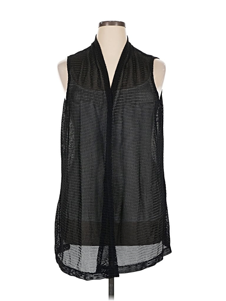 Pre-owned Allison Daley Cardigan Sweater In Black