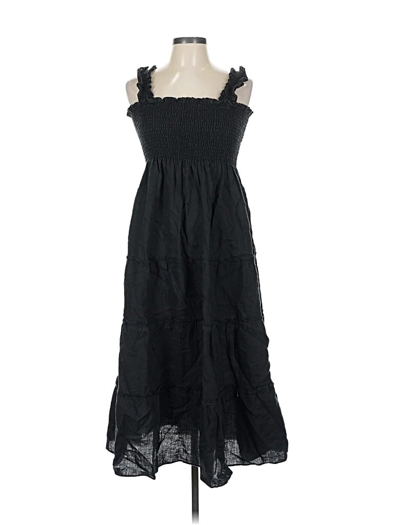 Pre-owned Quince Cocktail Dress In Black