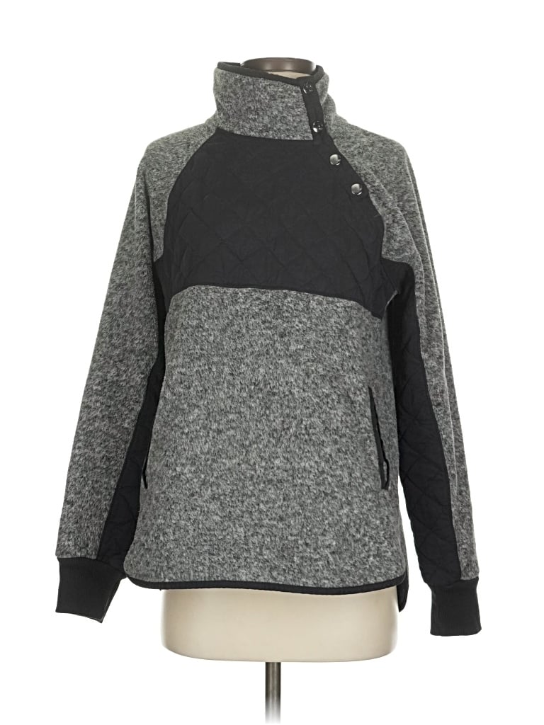 Pre-owned Abercrombie & Fitch Pullover Sweater In Gray