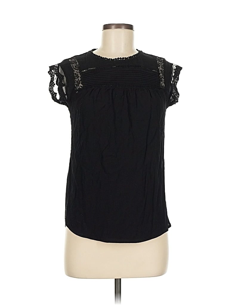 Pre-owned Daniel Rainn Sleeveless Blouse In Black