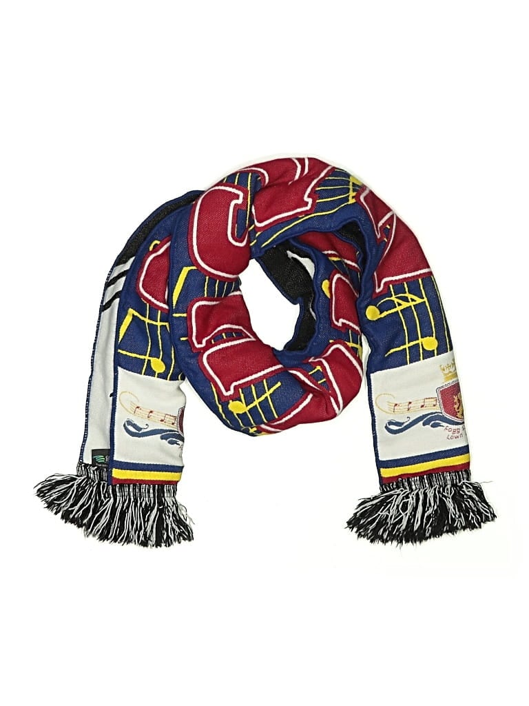 Pre-owned Assorted Brands Scarf In Blue