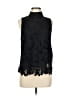 Ann Taylor 100% Polyester Black Sleeveless Blouse Size M - photo 1