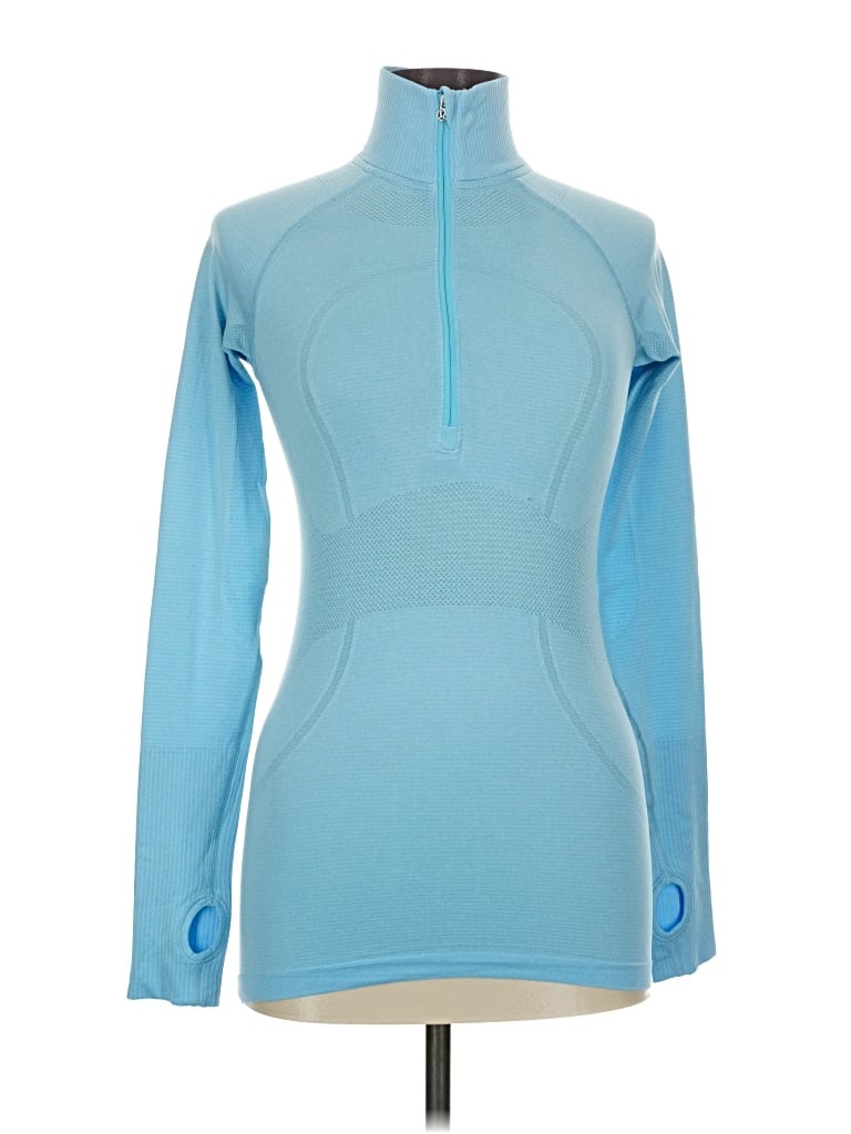 Pre-owned Lululemon Athletica Pullover Sweater In Blue