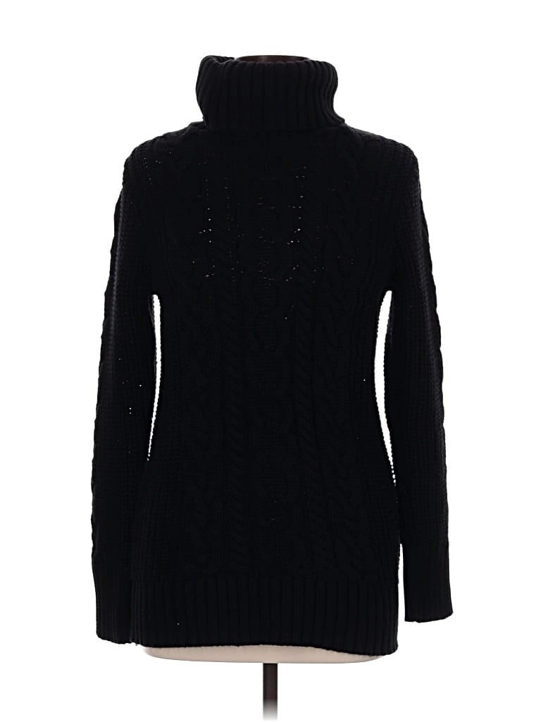 Pre-owned Gap Turtleneck Sweater In Black