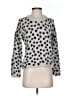 Madewell Polka Dots Silver Wool Pullover Sweater Size XXS - photo 1