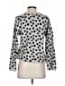 Madewell Polka Dots Silver Wool Pullover Sweater Size XXS - photo 2