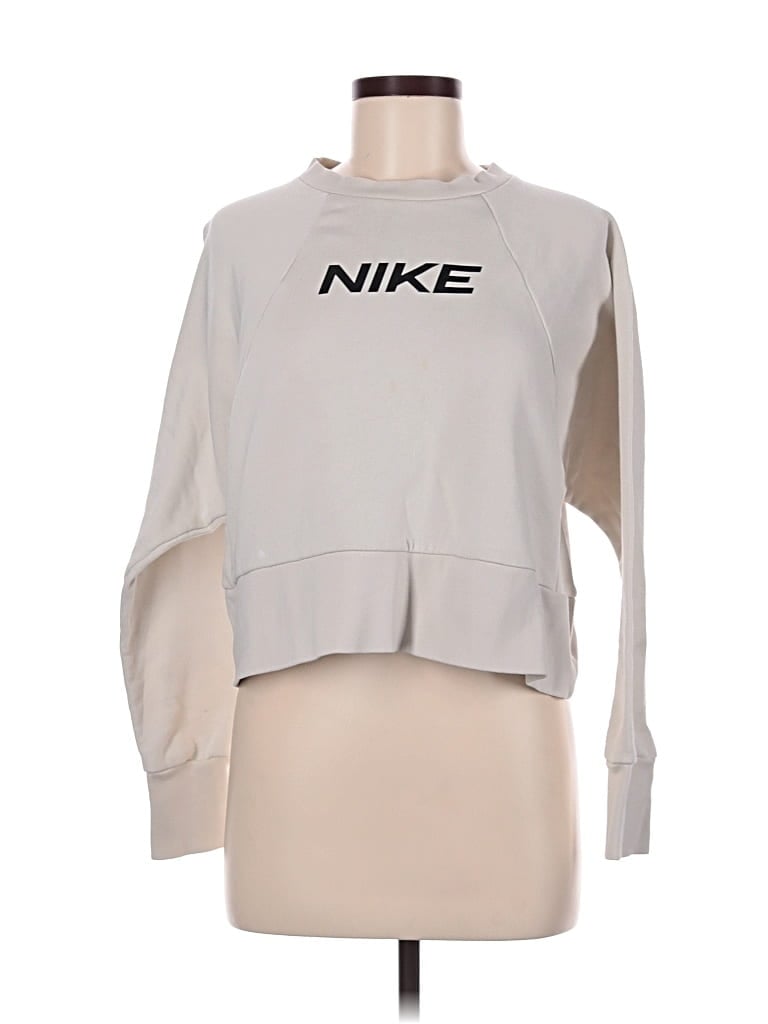 Pre-owned Nike Sweatshirt In Silver