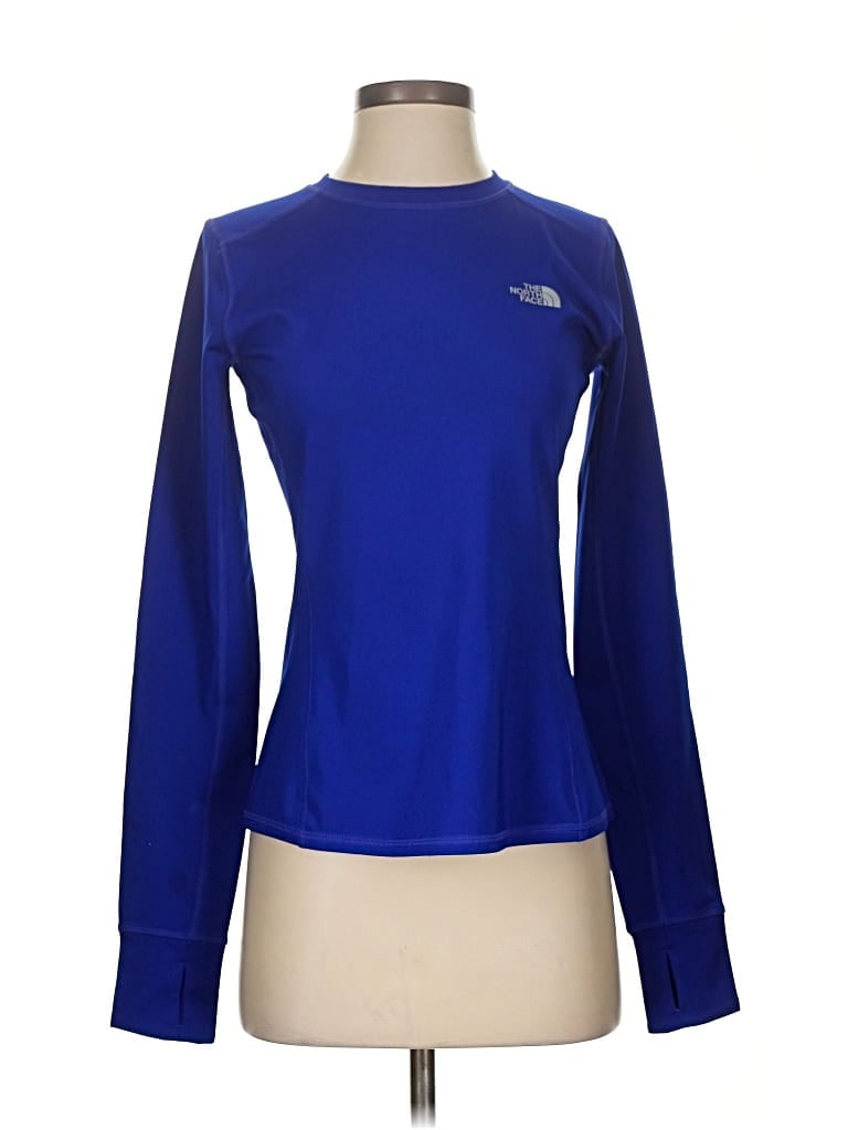 Pre-owned The North Face Long Sleeve T-shirt In Blue