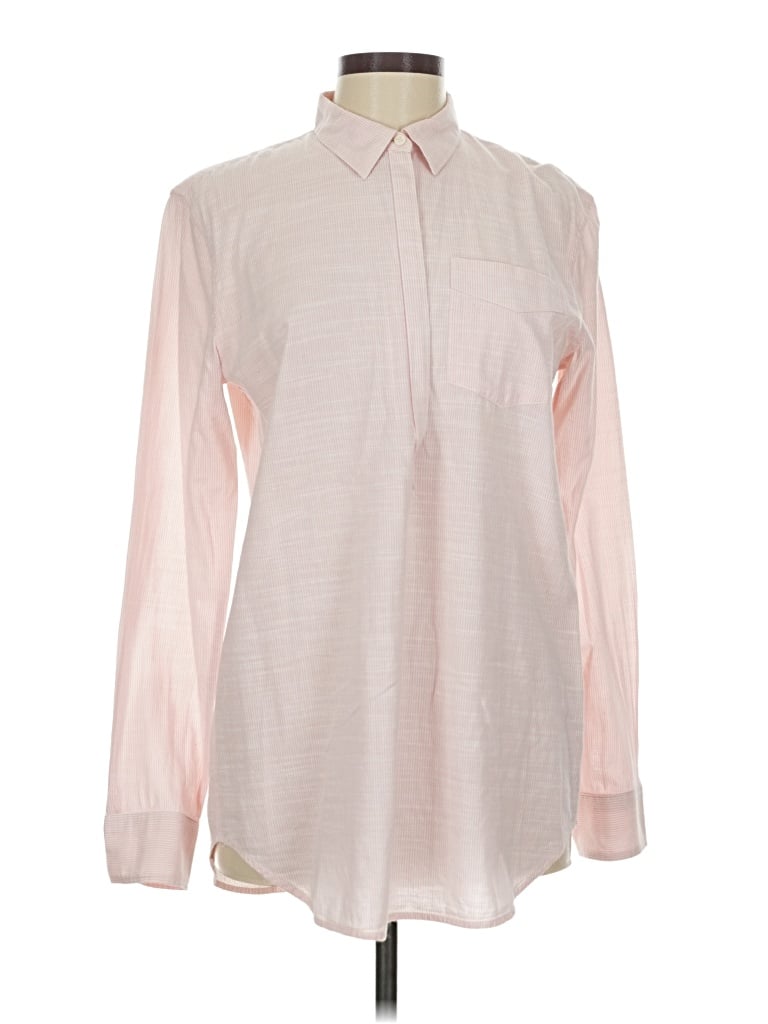 Pre-owned Gap Long Sleeve Button Down Shirt In Pink