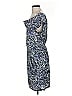 BCBGeneration 100% Polyester Print Blue Cocktail Dress Size S - photo 5