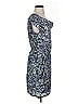 BCBGeneration 100% Polyester Print Blue Cocktail Dress Size S - photo 4