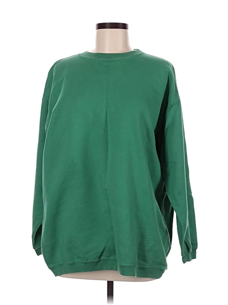 Pre-owned Assorted Brands Sweatshirt In Green