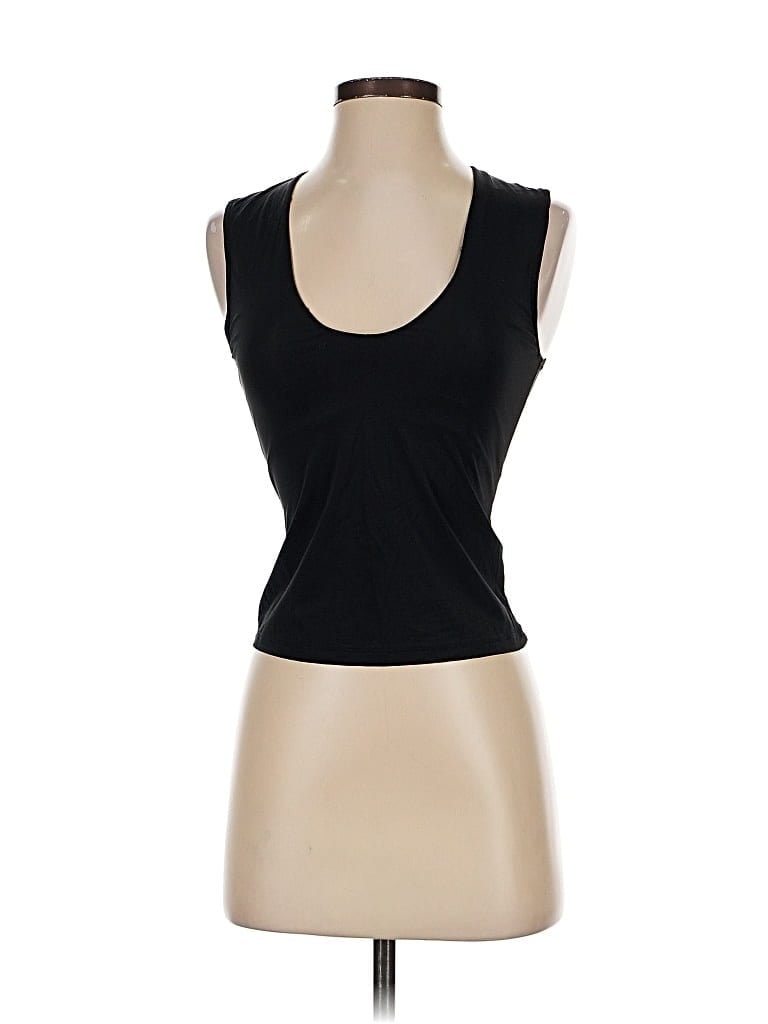 Pre-owned Intimately By Free People Sleeveless T-shirt In Black