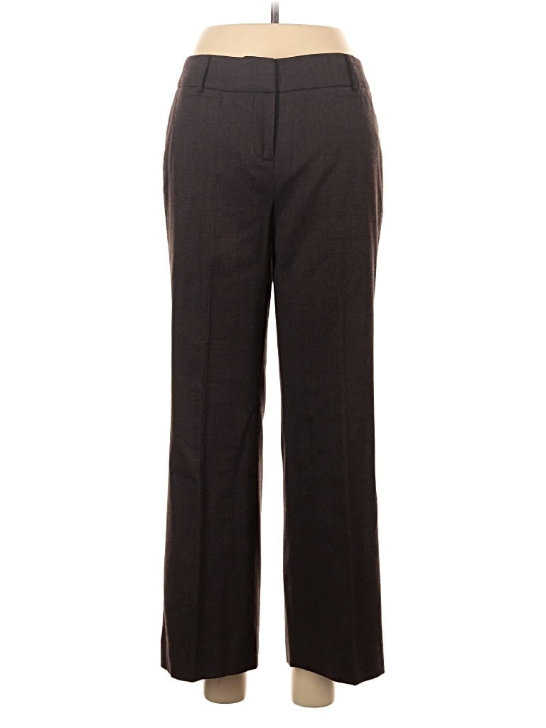 Pre-owned Ann Taylor Loft Wool Pants In Brown