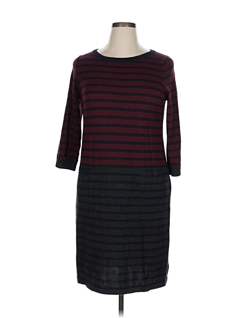 Pre-owned Talbots Casual Dress In Burgundy