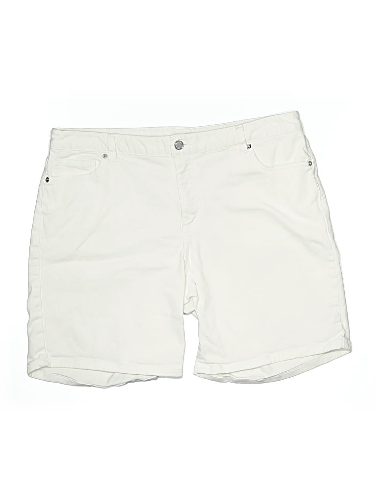 Pre-owned Michael Michael Kors Khaki Shorts In White