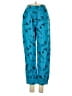 DASH 100% Cotton Print Blue Casual Pants Size S - photo 1