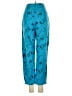 DASH 100% Cotton Print Blue Casual Pants Size S - photo 2