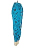 DASH 100% Cotton Print Blue Casual Pants Size S - photo 4
