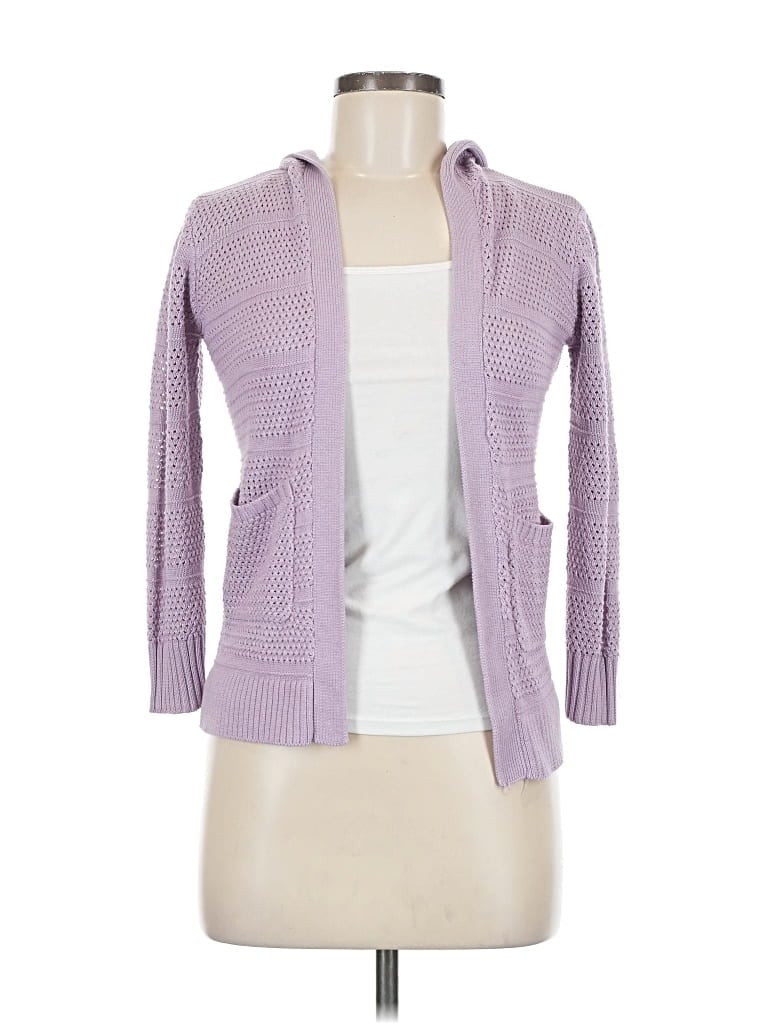 Pre-owned Design History Cardigan Sweater In Purple