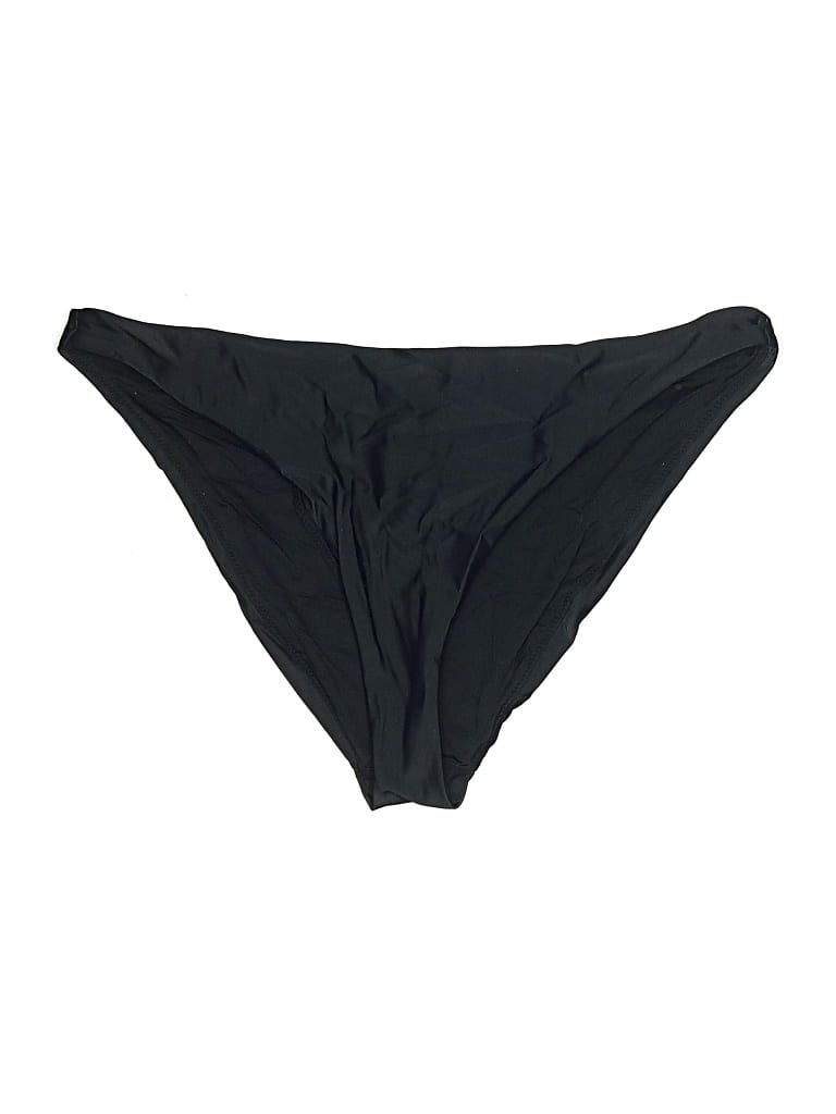 Pre-owned Quince Swimsuit Bottoms In Black