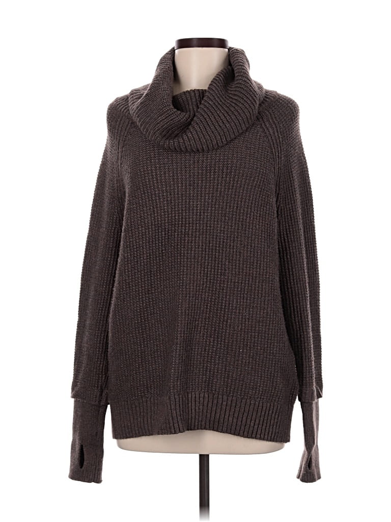 Pre-owned Market & Spruce Turtleneck Sweater In Brown