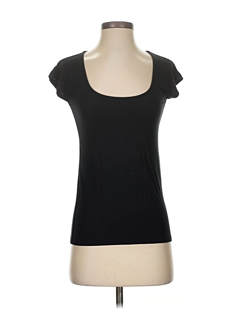 Pre-owned J.crew 365 Short Sleeve T-shirt In Black