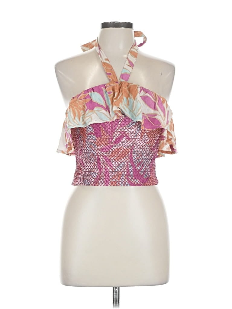 Band Of The Free Sleeveless Blouse In Pink