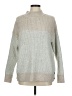 Bailey 44 Color Block Silver Turtleneck Sweater Size M - photo 1