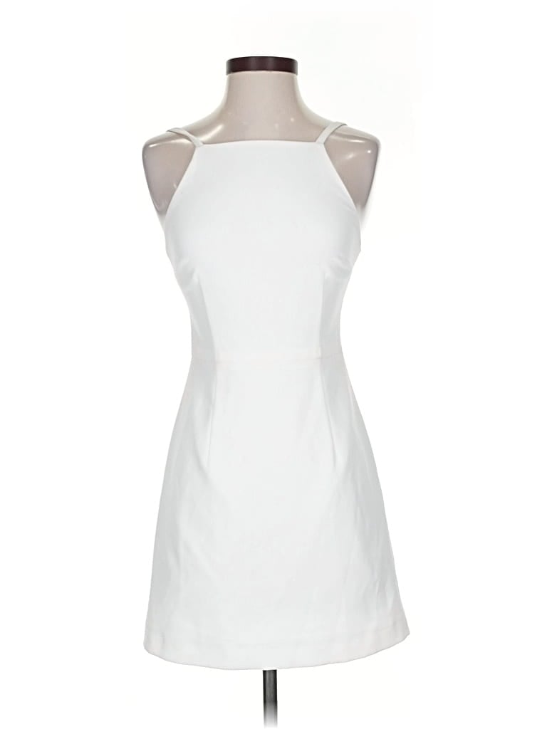 Pre-owned French Connection Cocktail Dress In White