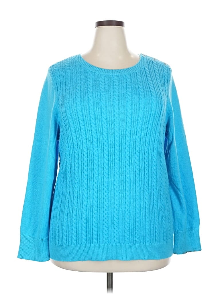Talbots Pullover Sweater In Blue