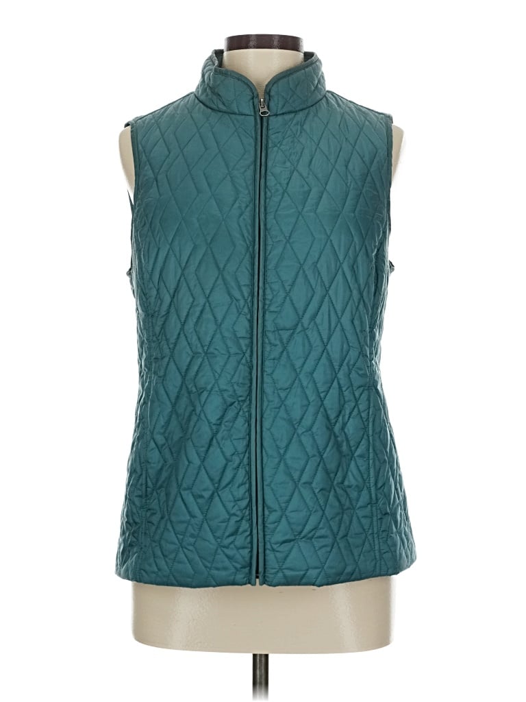 Pre-owned Croft & Barrow Vest In Blue