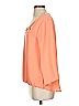 AGB 100% Polyester Orange 3/4 Sleeve Blouse Size S - photo 5