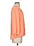 AGB 100% Polyester Orange 3/4 Sleeve Blouse Size S - photo 4