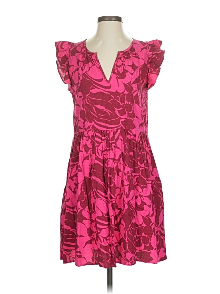 Pre-owned Evereve Casual Dress In Pink
