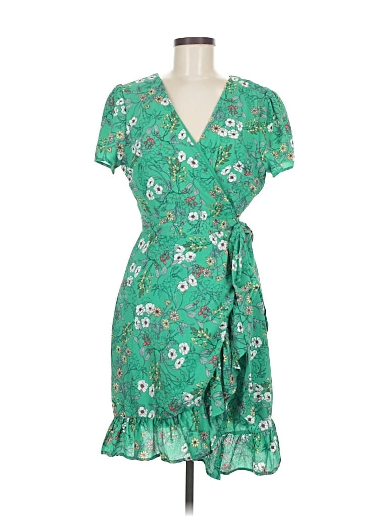 Pre-owned Nicole By Nicole Miller Casual Dress In Green