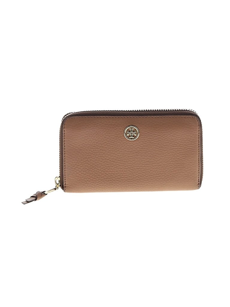 Pre-owned Tory Burch Leather Wallet In Brown