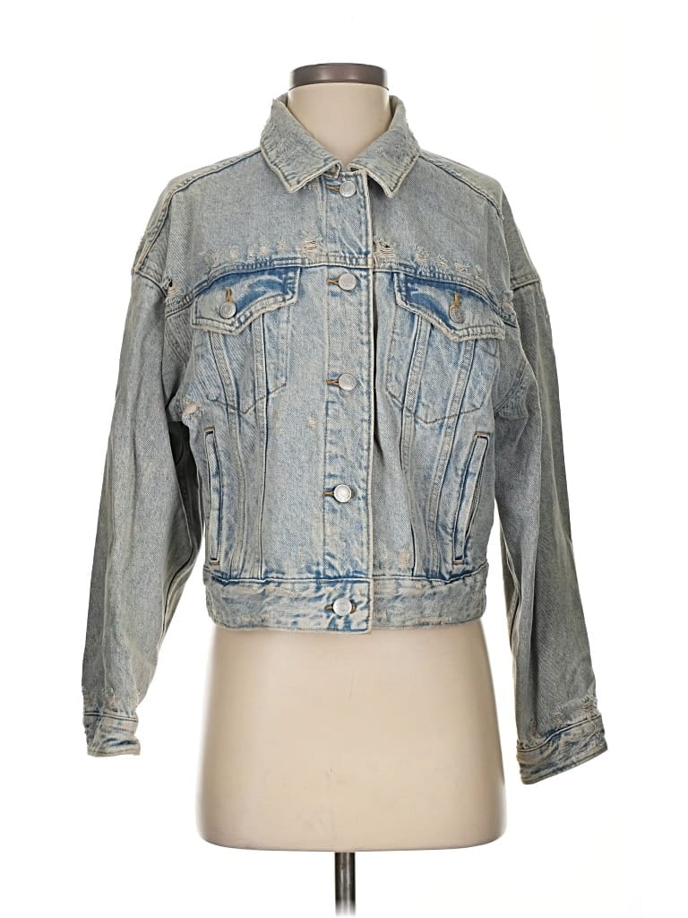 Pre-owned Wild Fable Denim Jacket In Blue