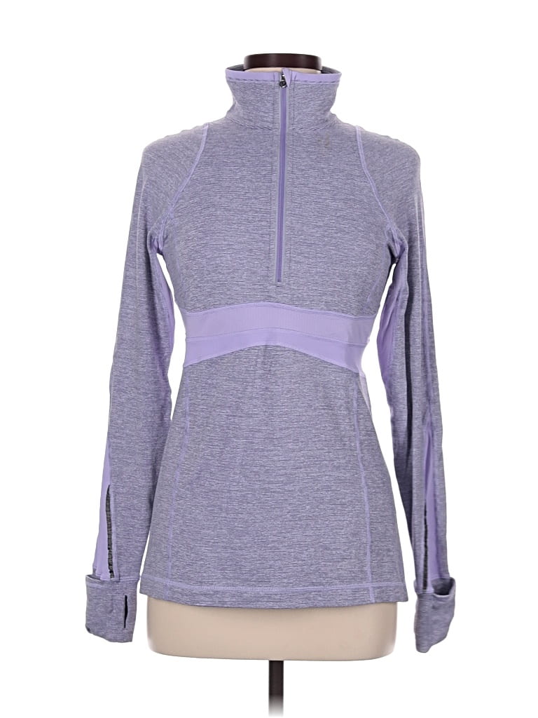 Pre-owned Lululemon Athletica Sweatshirt In Purple