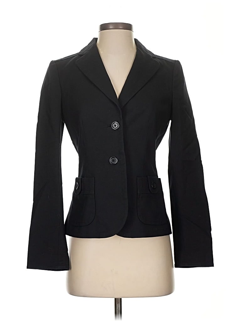 Pre-owned Banana Republic Blazer Jacket In Black