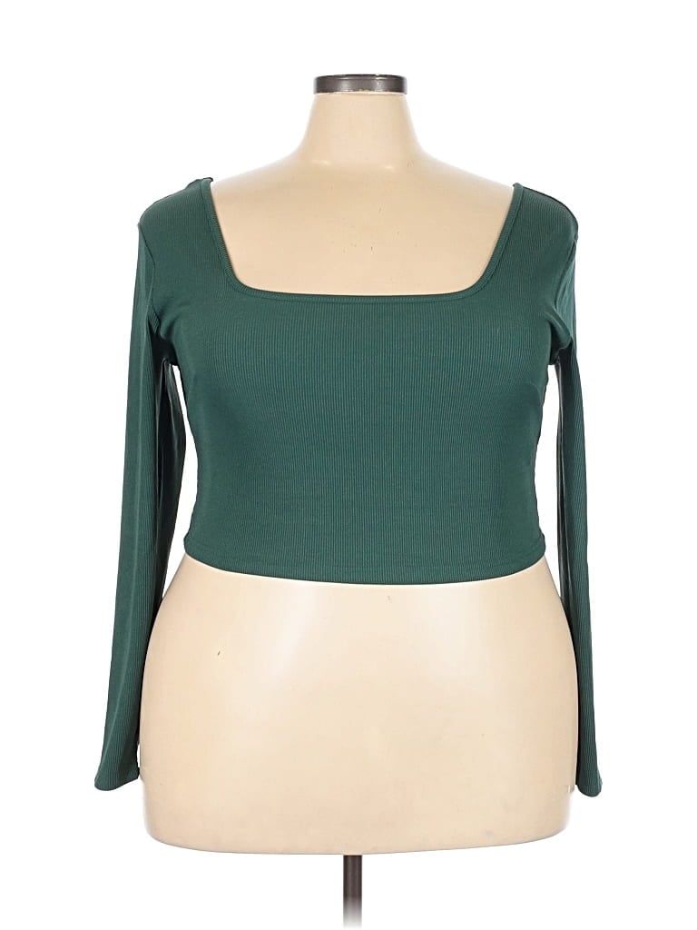 The Drop 3/4 Sleeve T-shirt In Green