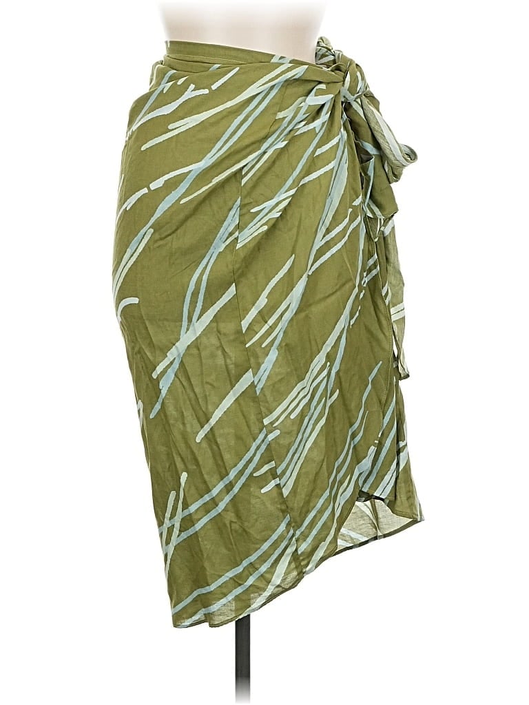Pre-owned By Anthropologie Casual Skirt In Green
